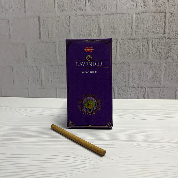 عود دوپ HEM رایحه لوندر (Lavender) بسته ۱۰ عددی
