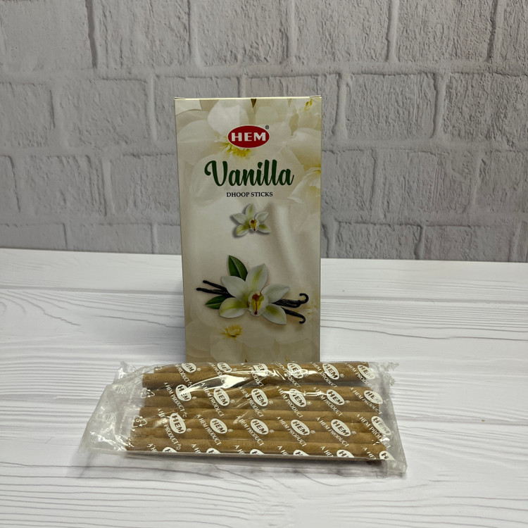 عود دوپ HEM رایحه وانیل (Vanilla) بسته ۱۰ عددی